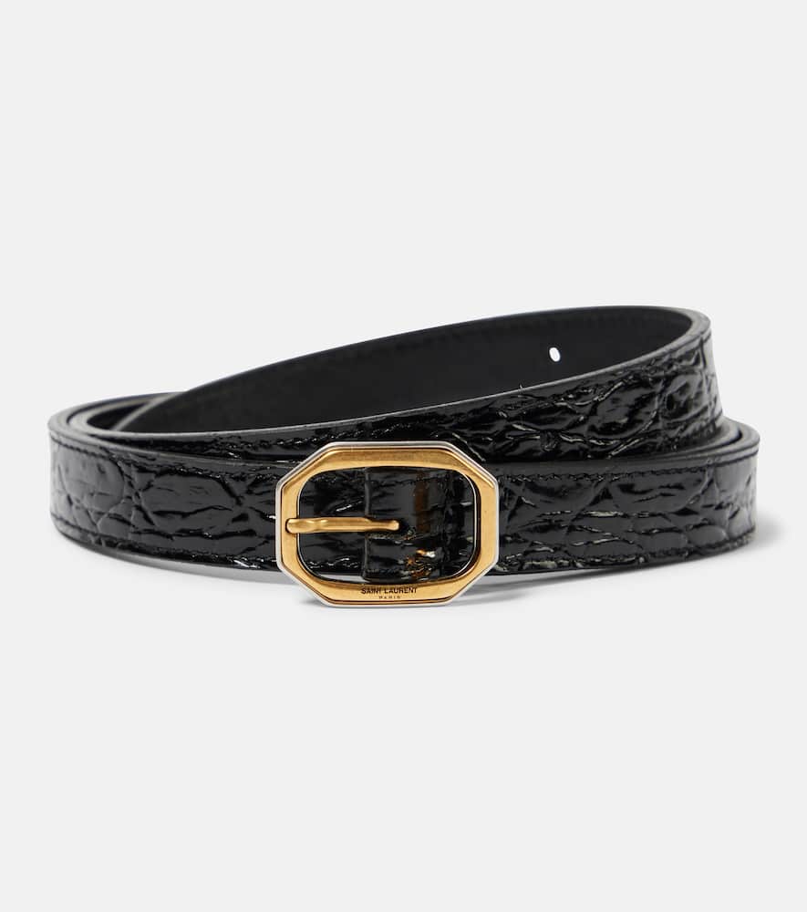 Leather belt