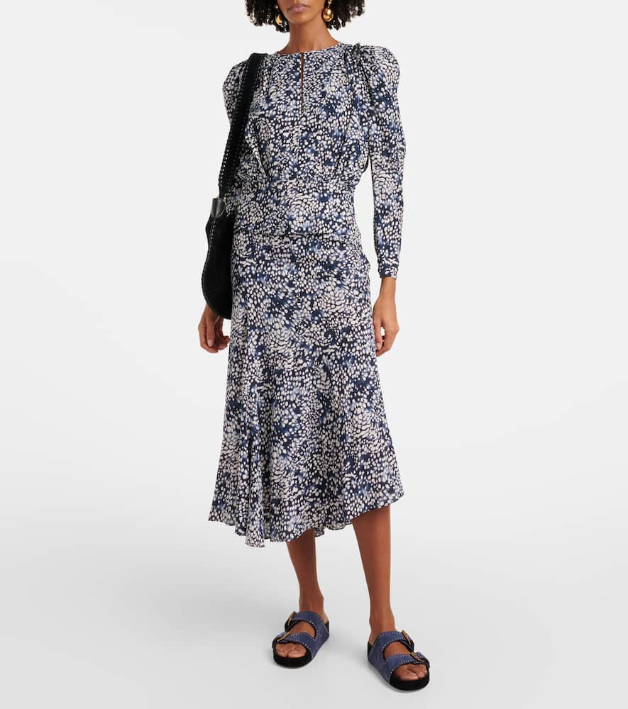 Isabel Marant Studded Design Suede Leather Sandals In Blue