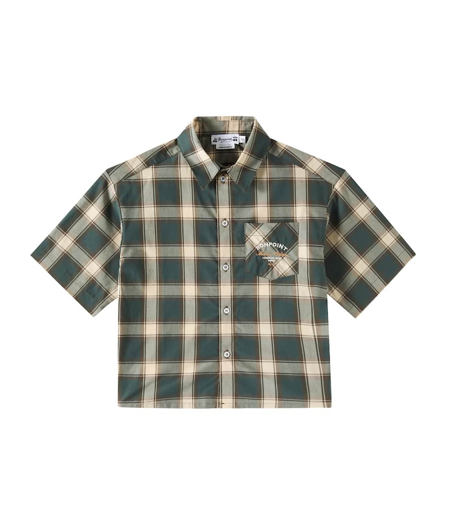 Bonpoint Elyas Checked Cotton Shirt In Multicoloured