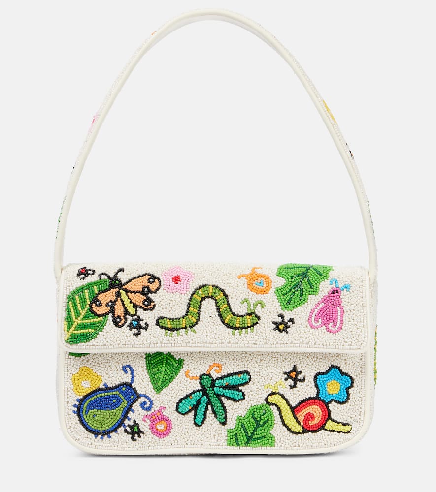 Staud Tommy beaded shoulder bag