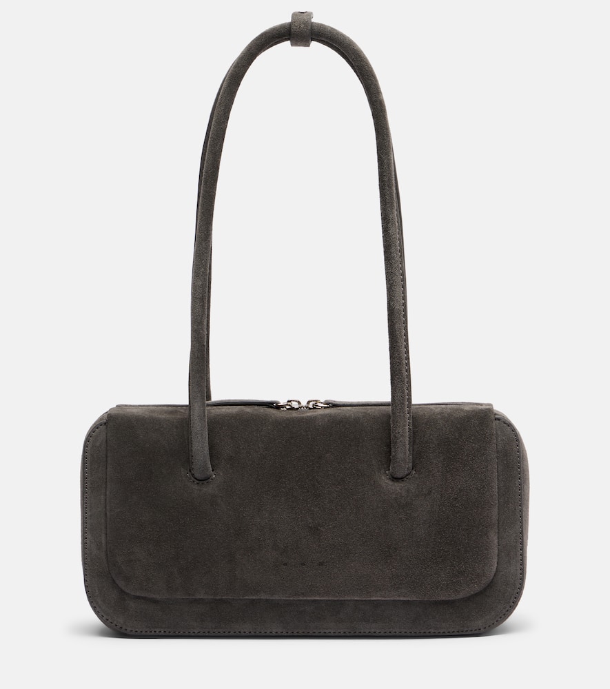 Lagune Bowling Mini suede shoulder bag