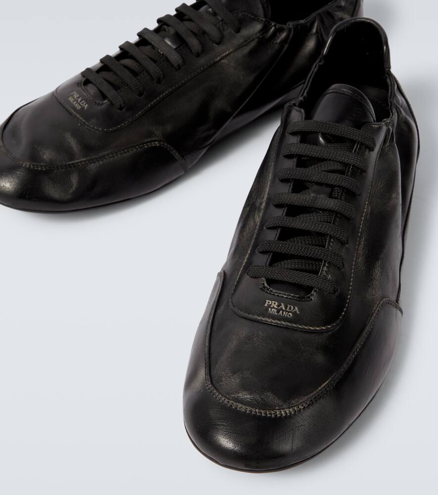 Prada Collapse Re-nylon And Suede Sneaker Men