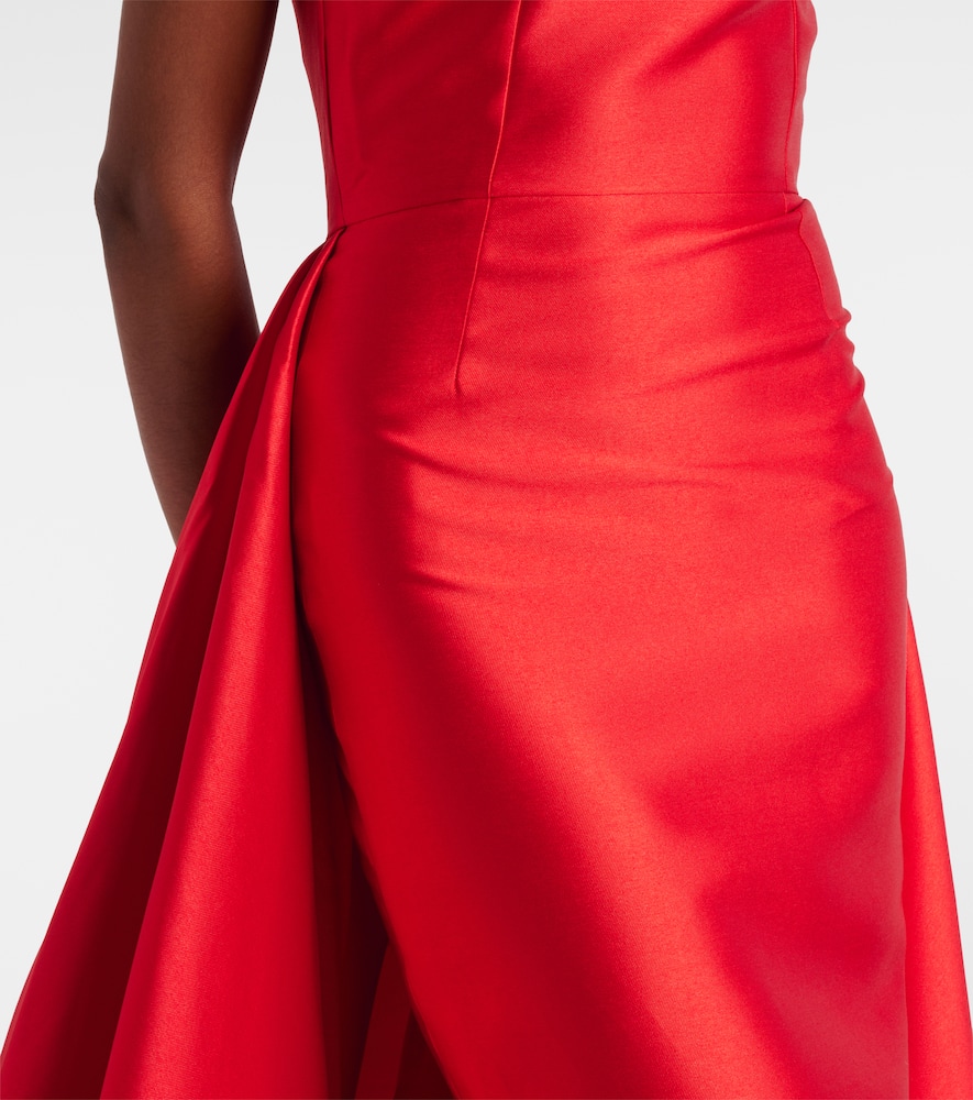 Solace London Larsen Maxi Dress In Red