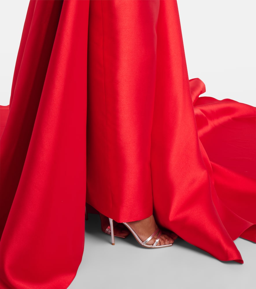 Solace London Larsen Maxi Dress In Red