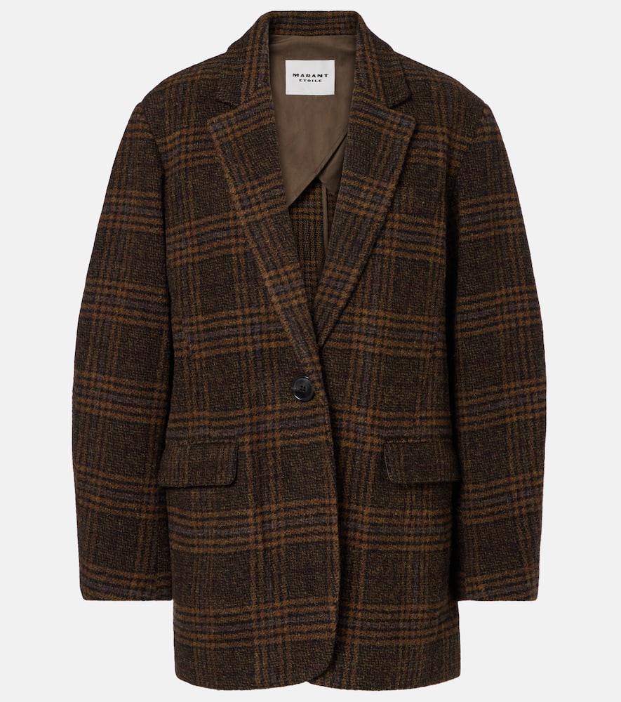 Gesina checked virgin wool blazer