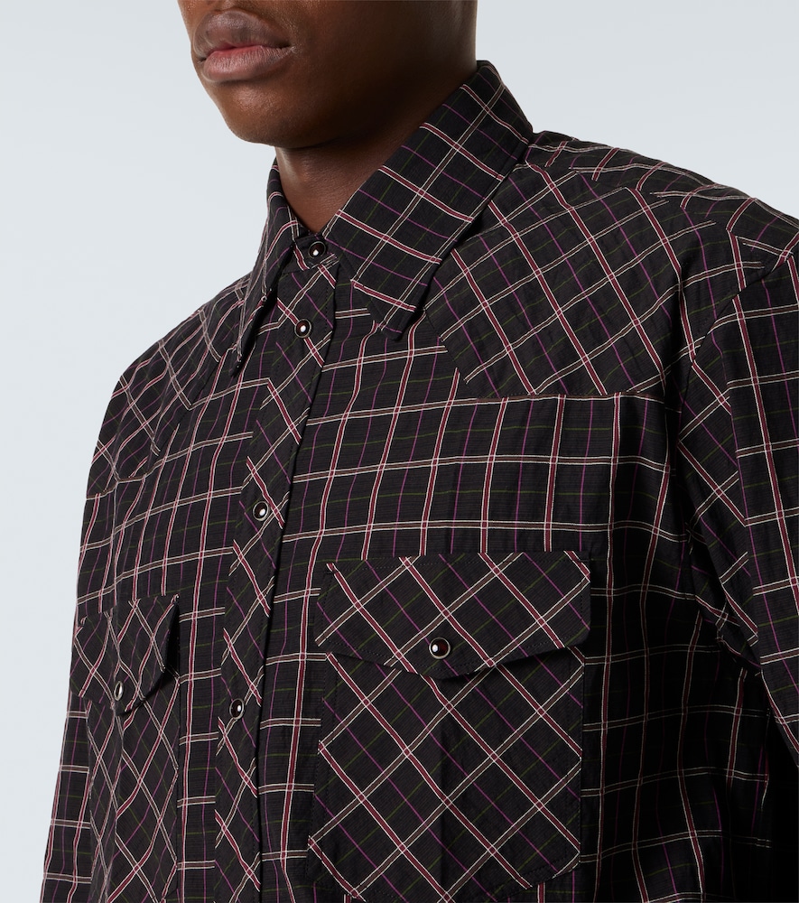  Lemaire Lemaire Checked Cotton Shirt 