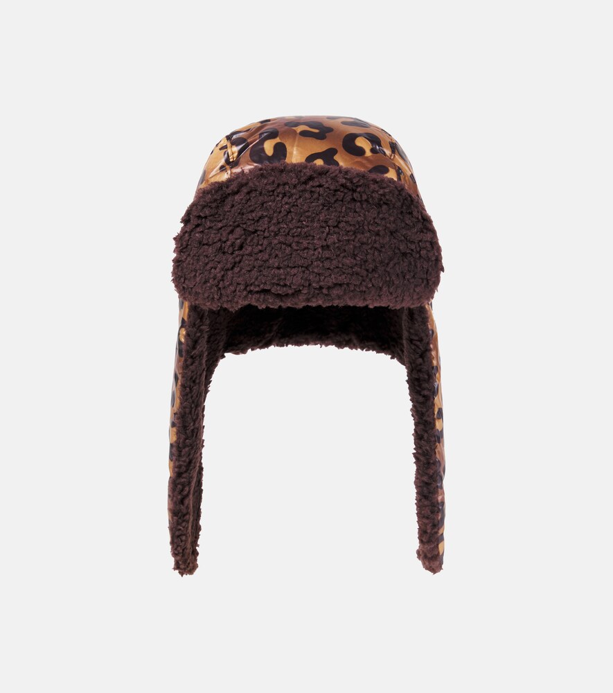 Jellymallow Logo leopard-print hat
