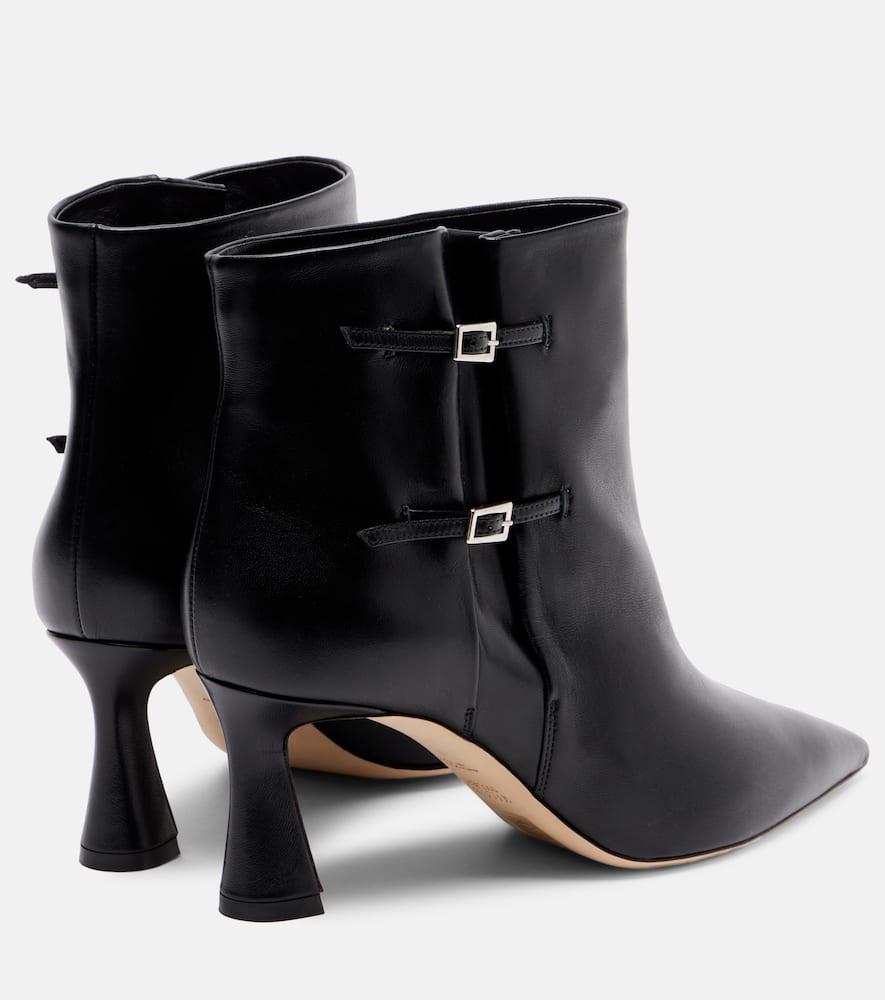 Malone Souliers Norma 70 Leather Ankle Boots In Black