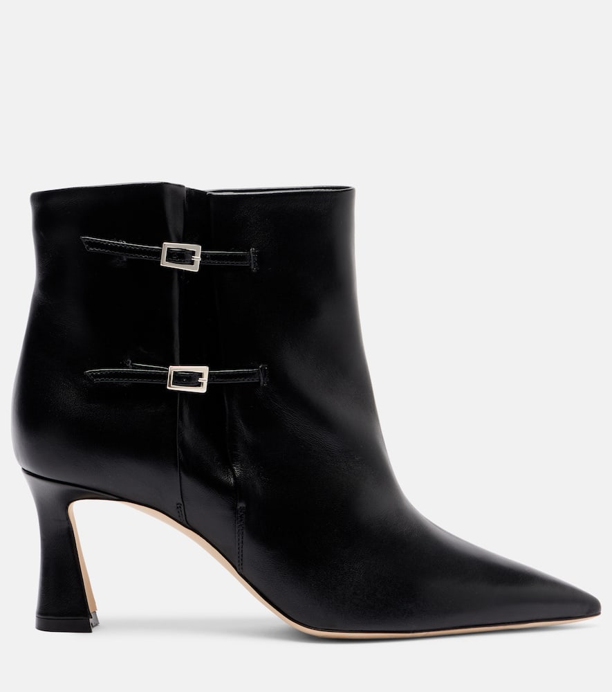 Malone Souliers Norma 70 Leather Ankle Boots In Black