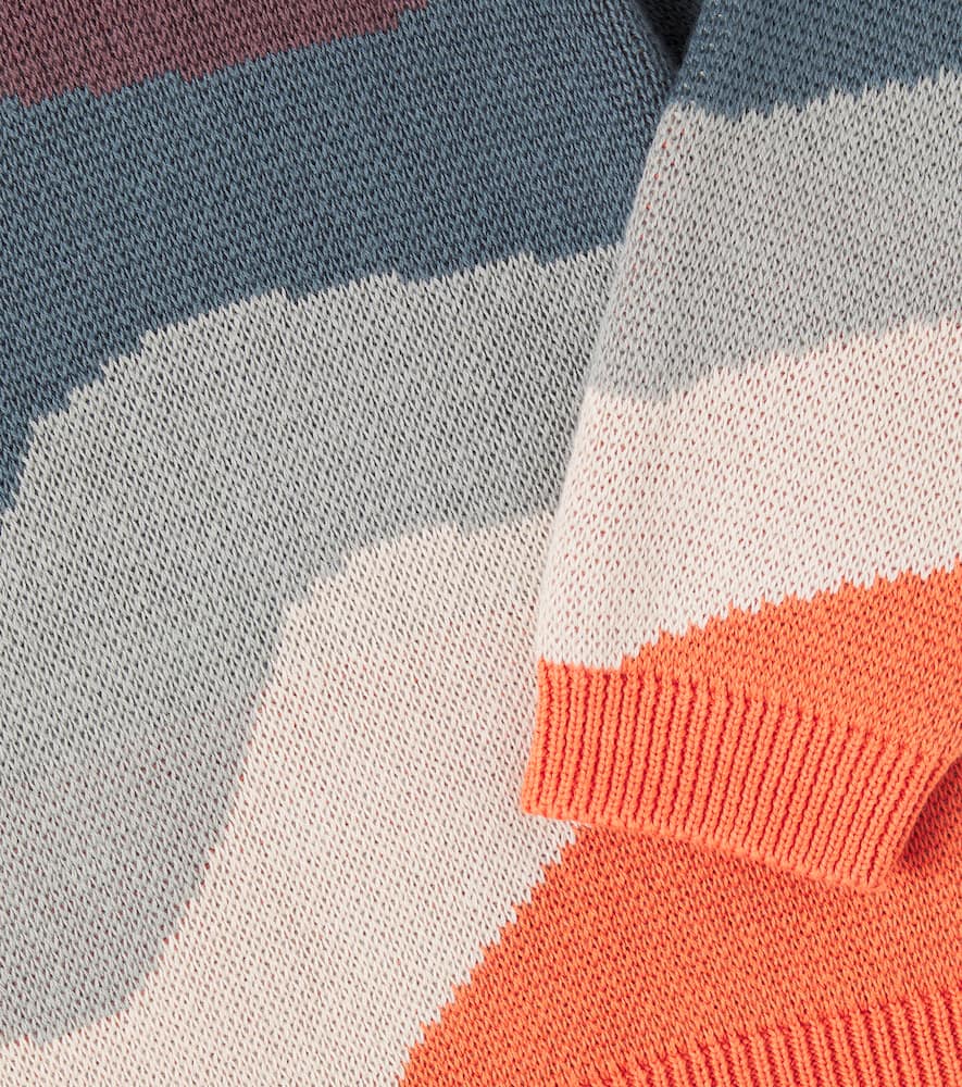 Wheat Pullover Knud Aus Baumwoll-jacquard In Multi