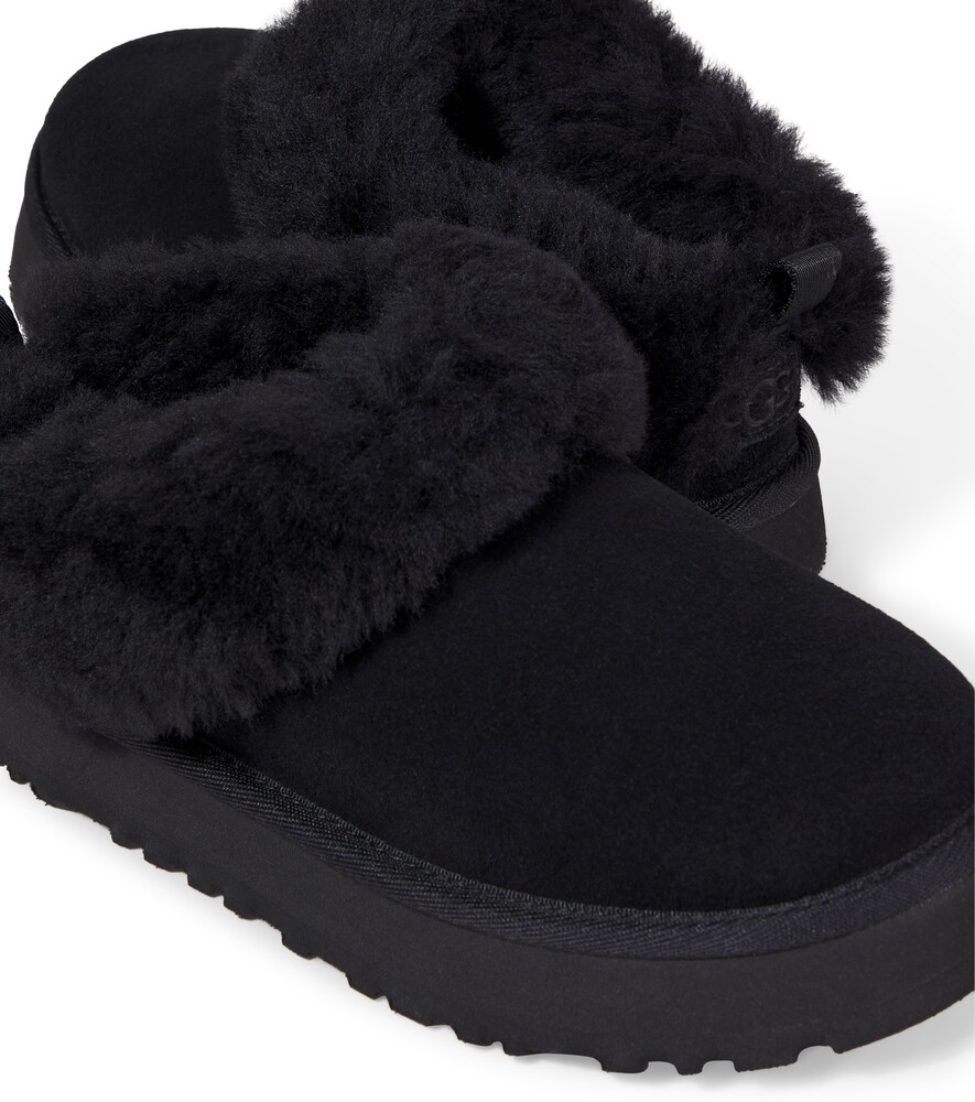  Ugg Kids Ugg Kids Slippers Tazzelle Aus Veloursleder Mit Shearling 