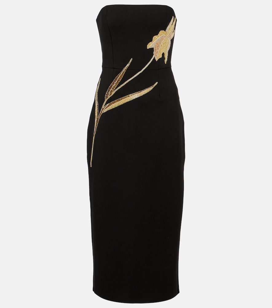 Staud Brooke embellished strapless midi dress | Thumbnail 6