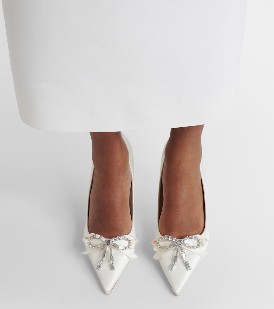 Auria Embellished Satin Pumps