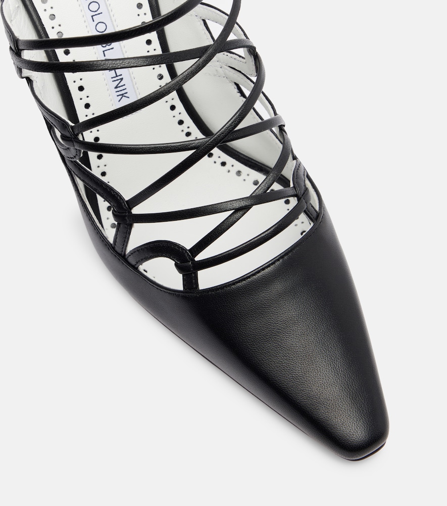 Manolo Blahnik Manolo Blahnik Sandalen Netas 90 Aus Leder 