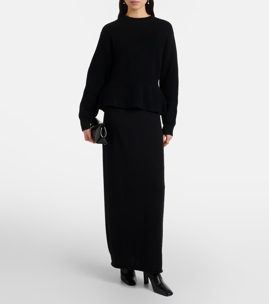 Miriella Ribbed-Knit Cashmere Sweater