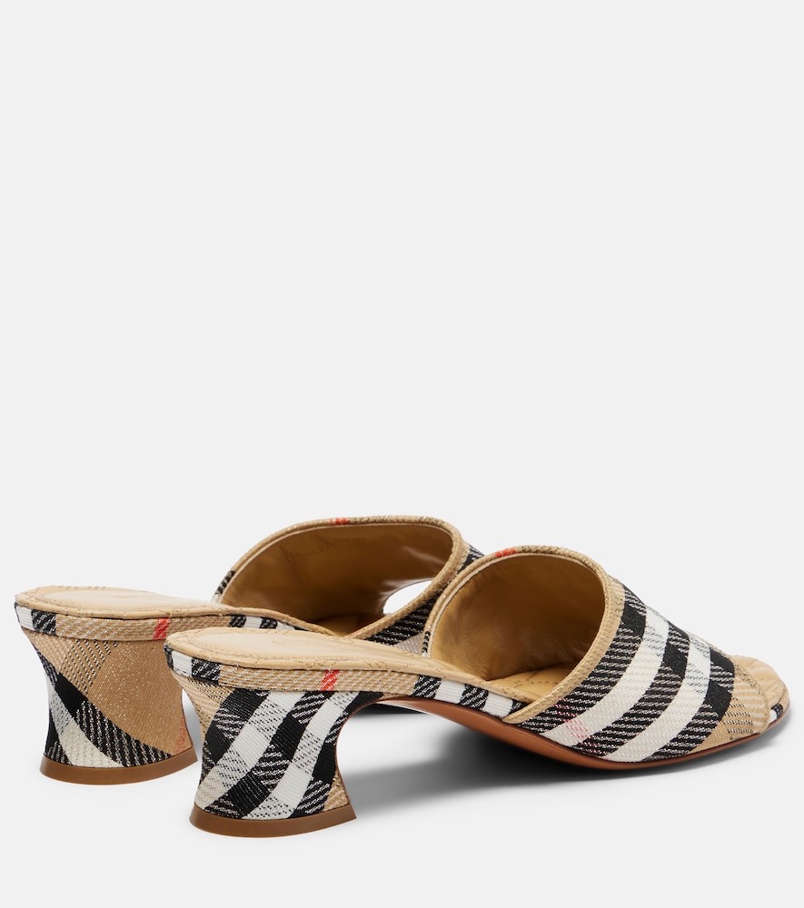  Burberry Burberry Pantoletten Sloane 45 Burberry Check 