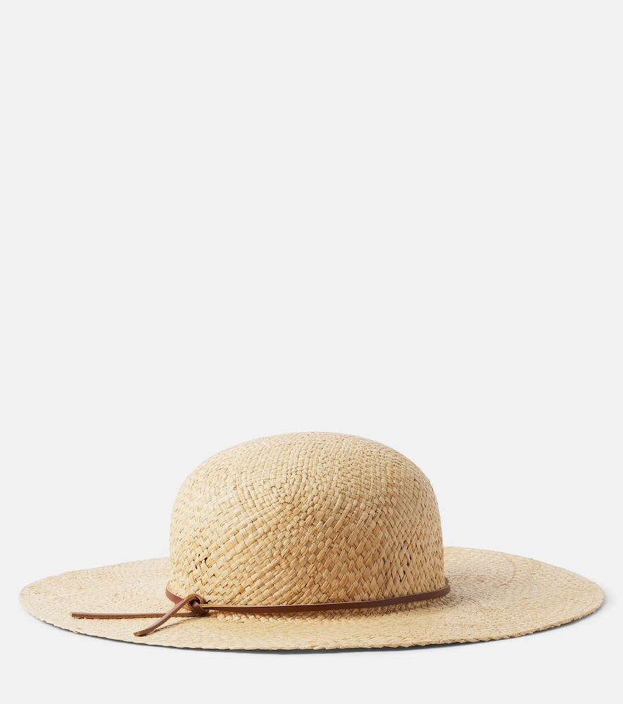  Chloe Kids Chloe Kids Logo Raffia Sun Hat 