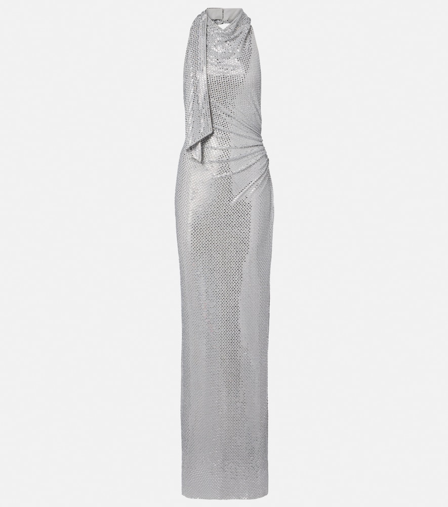 Self-Portrait Embellished maxi dress