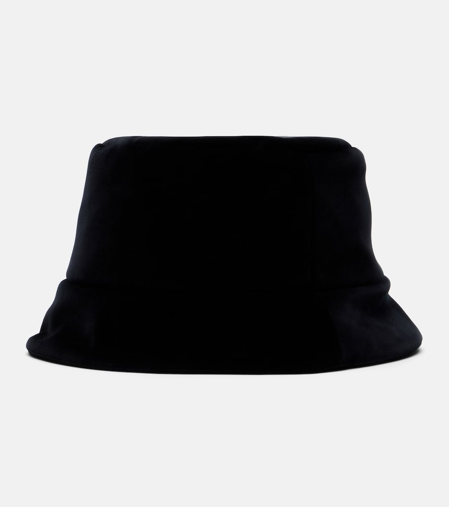 Prada Prada Cotton Velvet Bucket Hat 