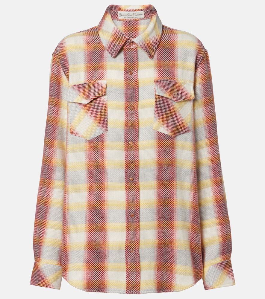 Camicia Rose Blume in cashmere