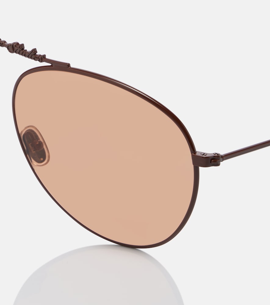  Acne Studios Acne Studios Logo Aviator Sunglasses 