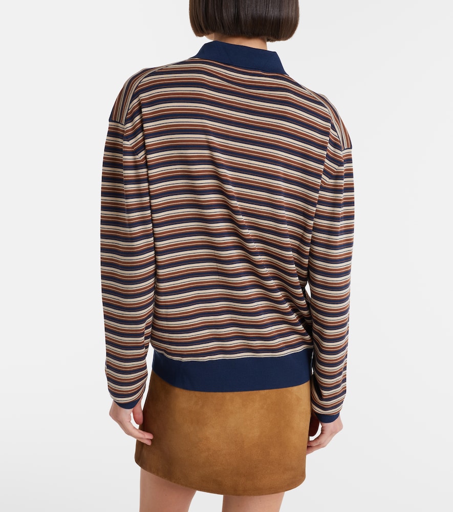  Miu Miu Miu Miu Polopullover Aus Schurwolle 