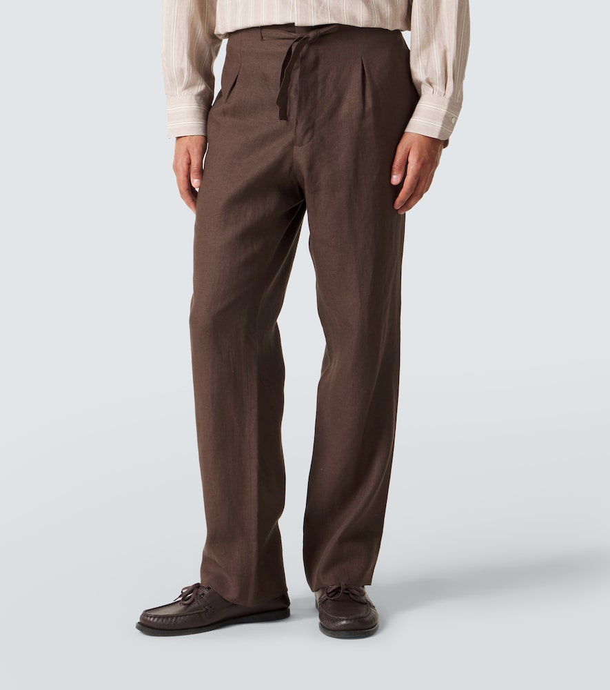  Stoffa Stoffa Linen Straight Pants 