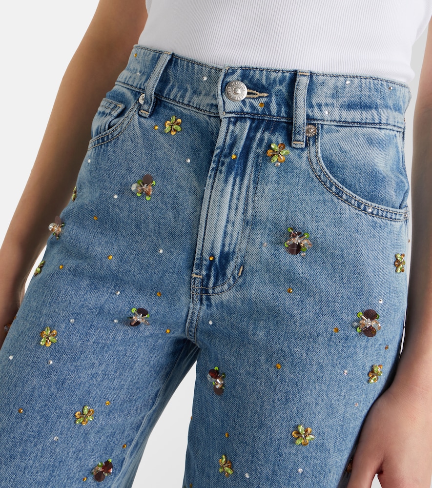 Kasey Embellished Flared Jeans