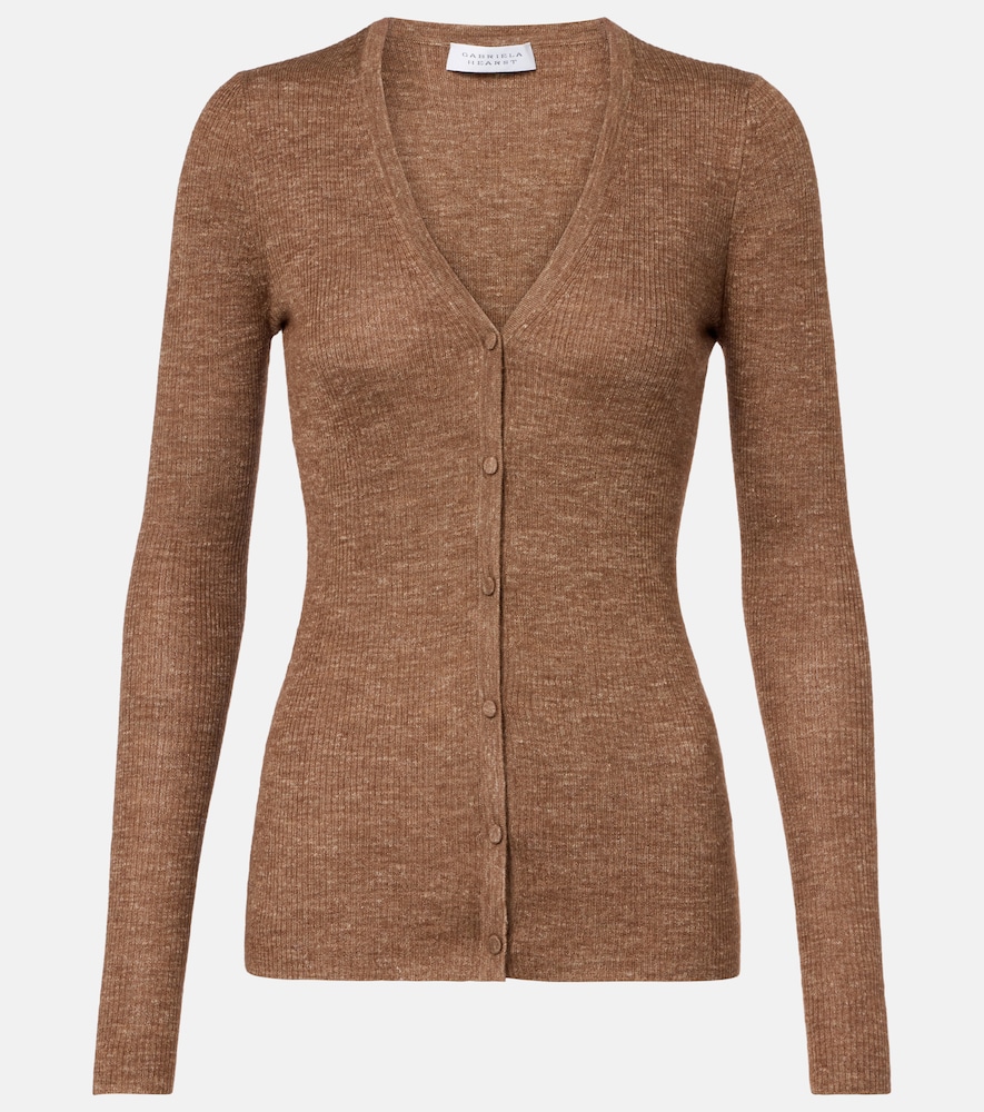 Cardigan Aiste in cashmere, seta e canapa