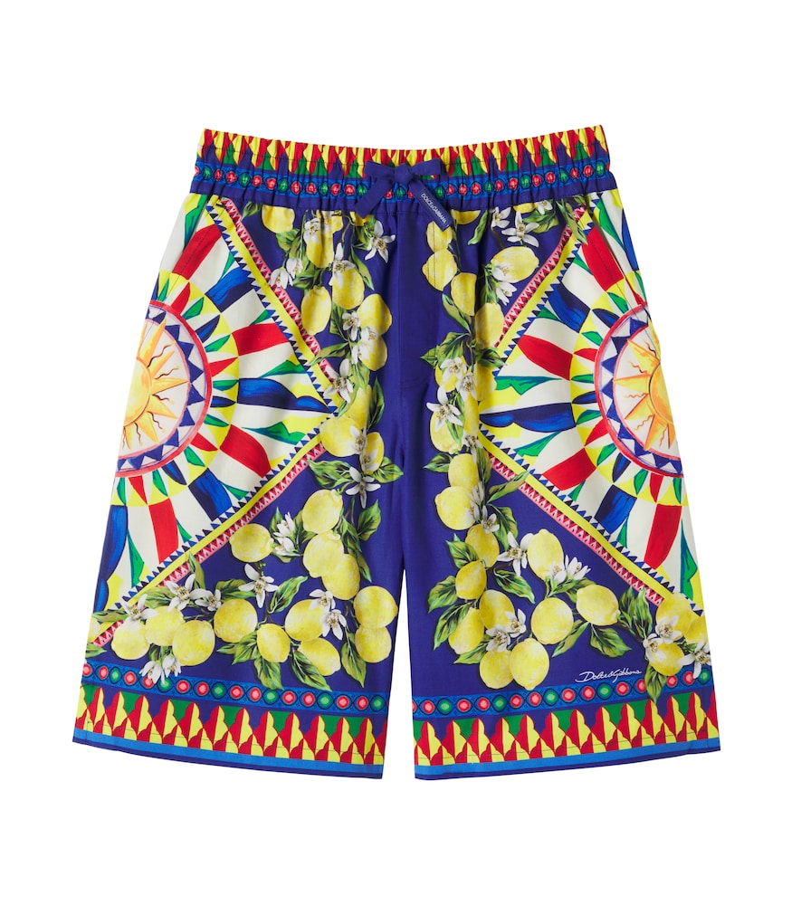 Bermuda-Shorts Carretto aus Baumwollpopeline