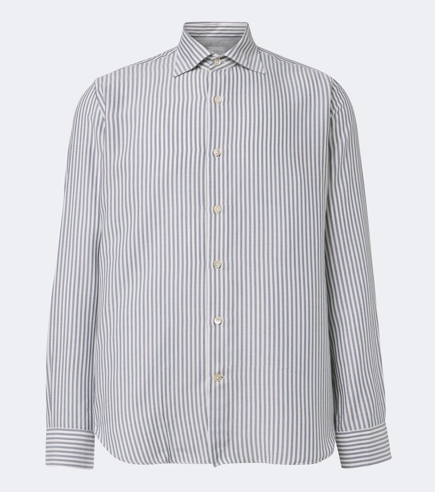 Eleventy Chemise en serg rayures 330 €