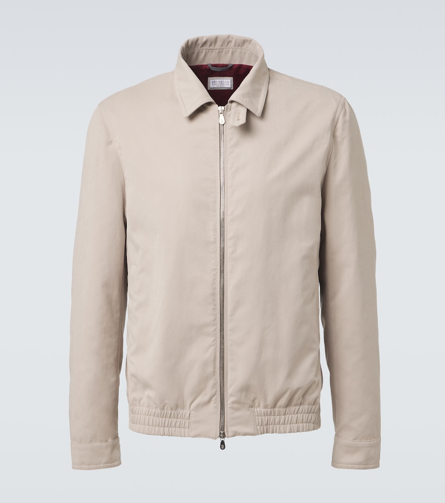 Brunello Cucinelli Men's Beige Technical Jacket UK Size 36 - Mytheresa