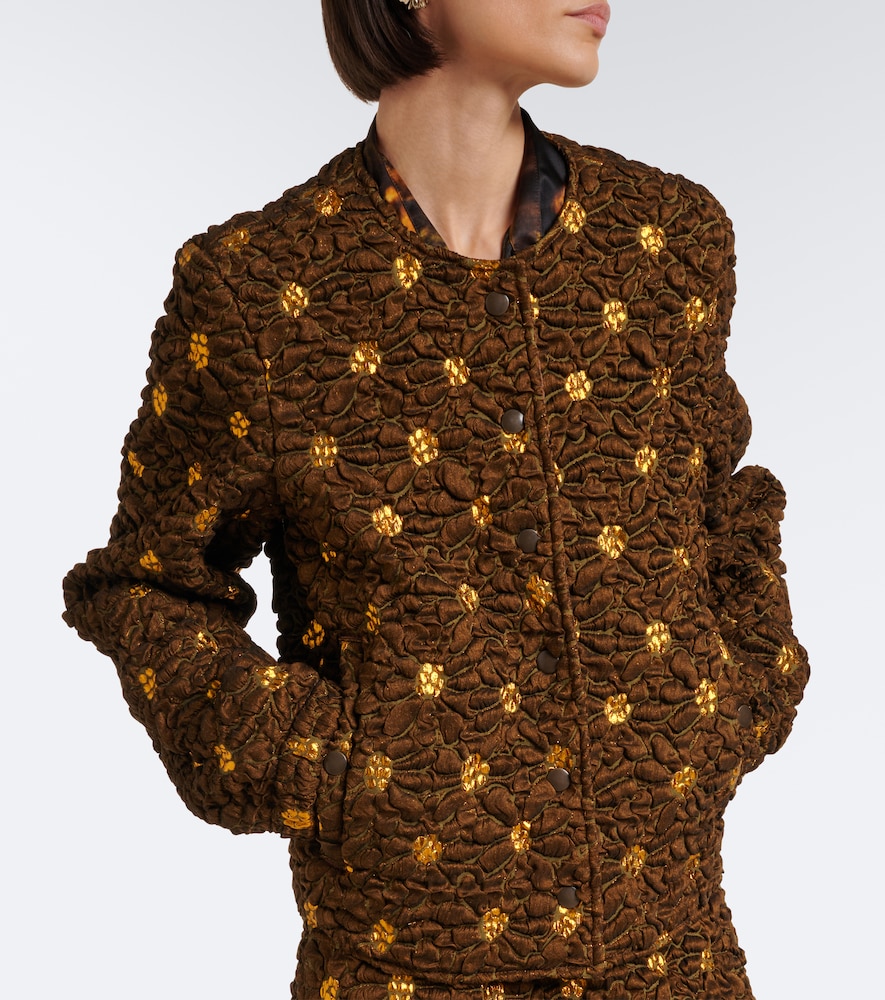 Floral Cloqué Jacket