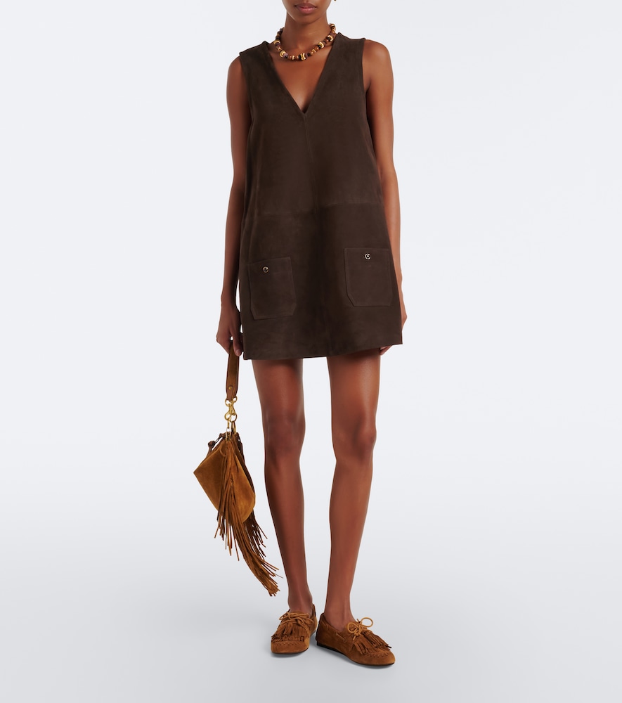 Suede Minidress