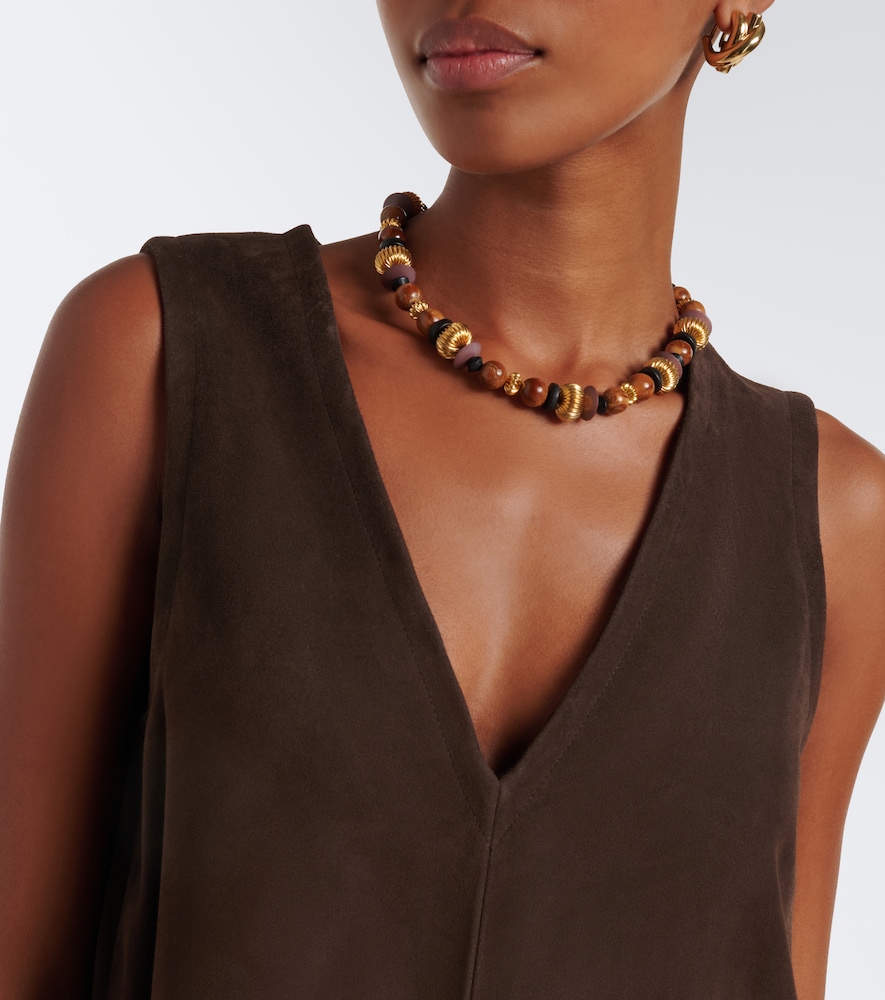 Suede Minidress