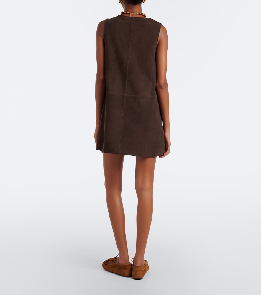 Suede Minidress