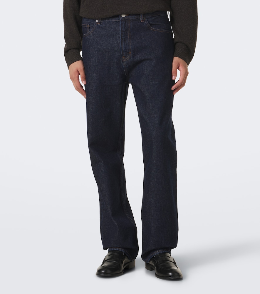 Mid-Rise Wide-Leg Jeans
