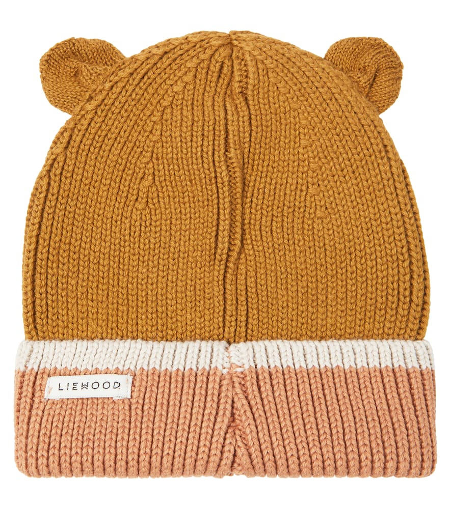 Liewood Babies' Gina Colorblocked Cotton Beanie In Multicoloured