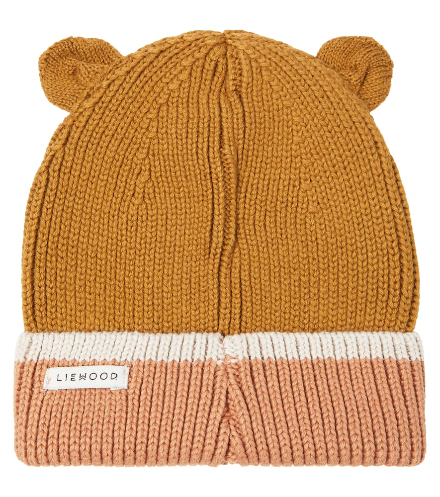 Liewood Babies' Gina Colourblocked Cotton Beanie In Multicoloured