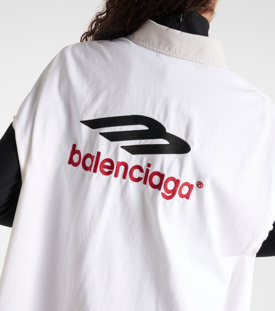 Balenciaga Raw-hem Shirt In White