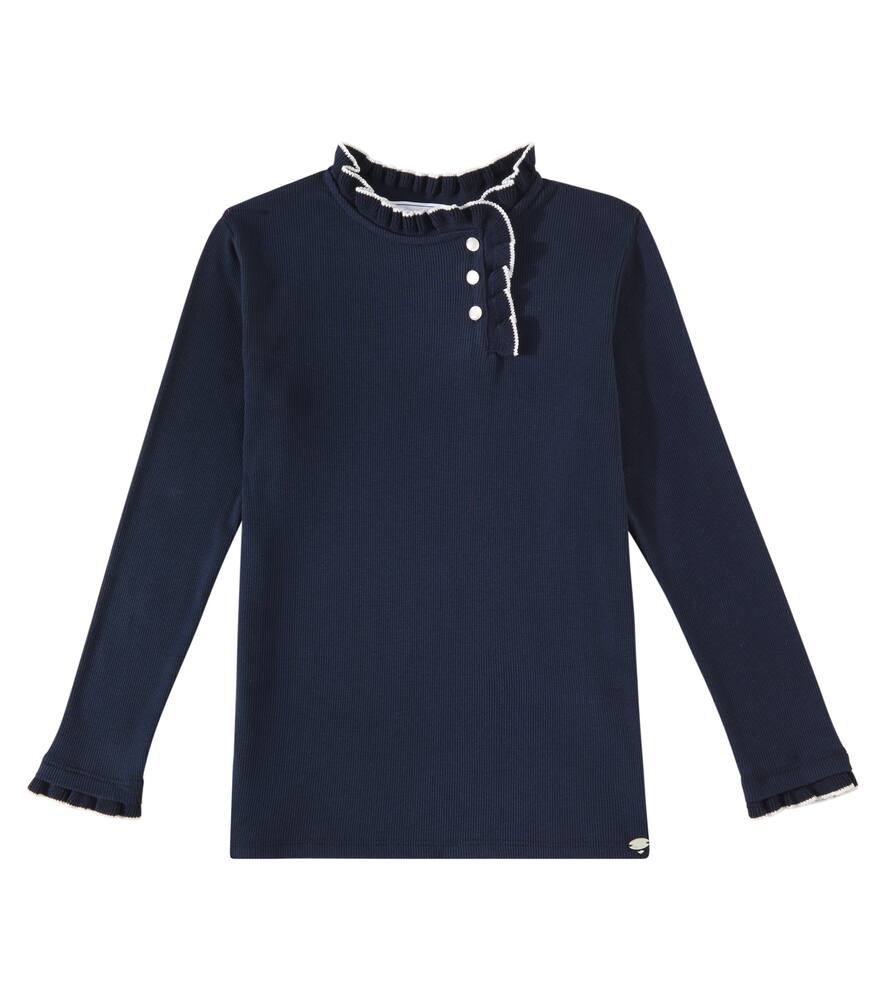 Tartine Et Chocolat Cotton-blend Sweater In Blue