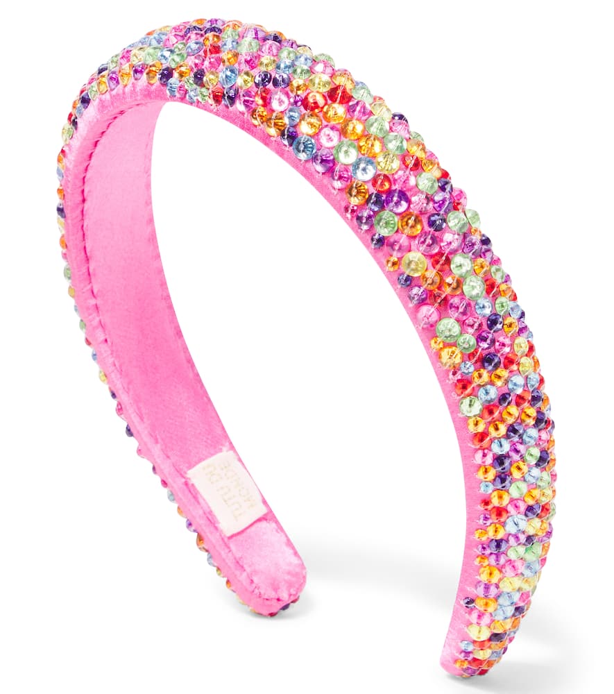 Tutu Du Monde Rainbow Glitter embellished headband