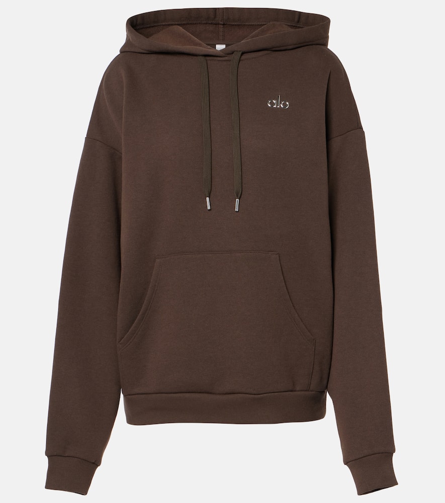 Alo Yoga Accolade cotton-blend hoodie