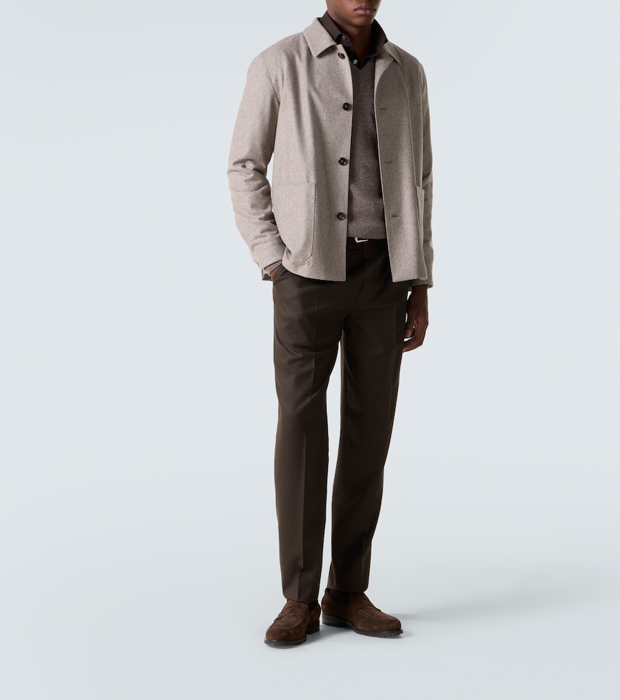  Zegna Zegna Hose Aus Wollflanell 