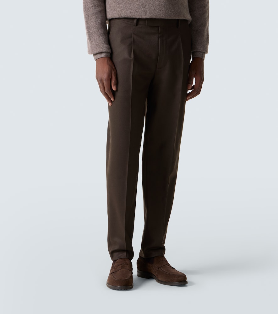  Zegna Zegna Hose Aus Wollflanell 