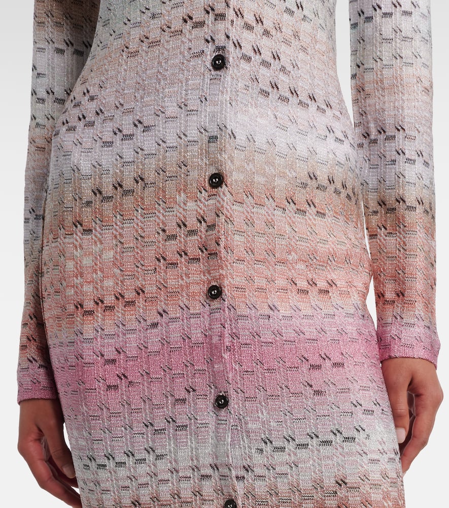Missoni Lamé Cardigan In Multi