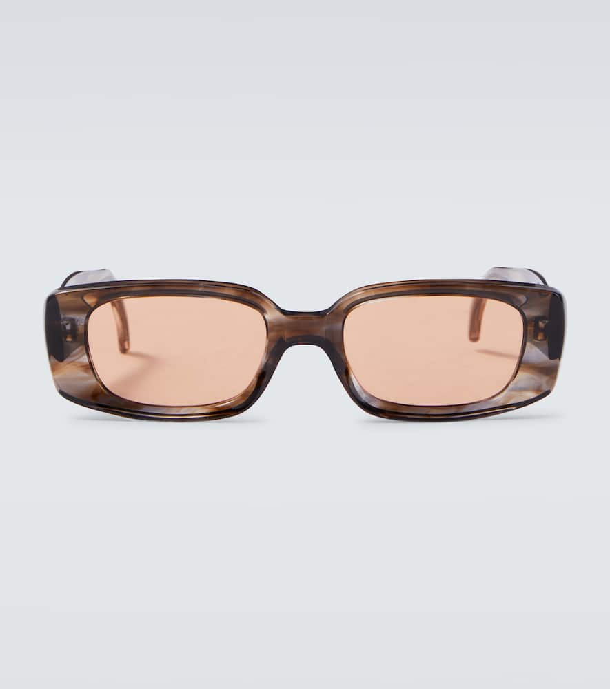 Our Legacy Samhain Rectangular Sunglasses In Orange