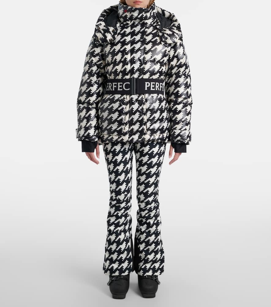 Perfect Moment Polar Belted Ski Jacket In Black