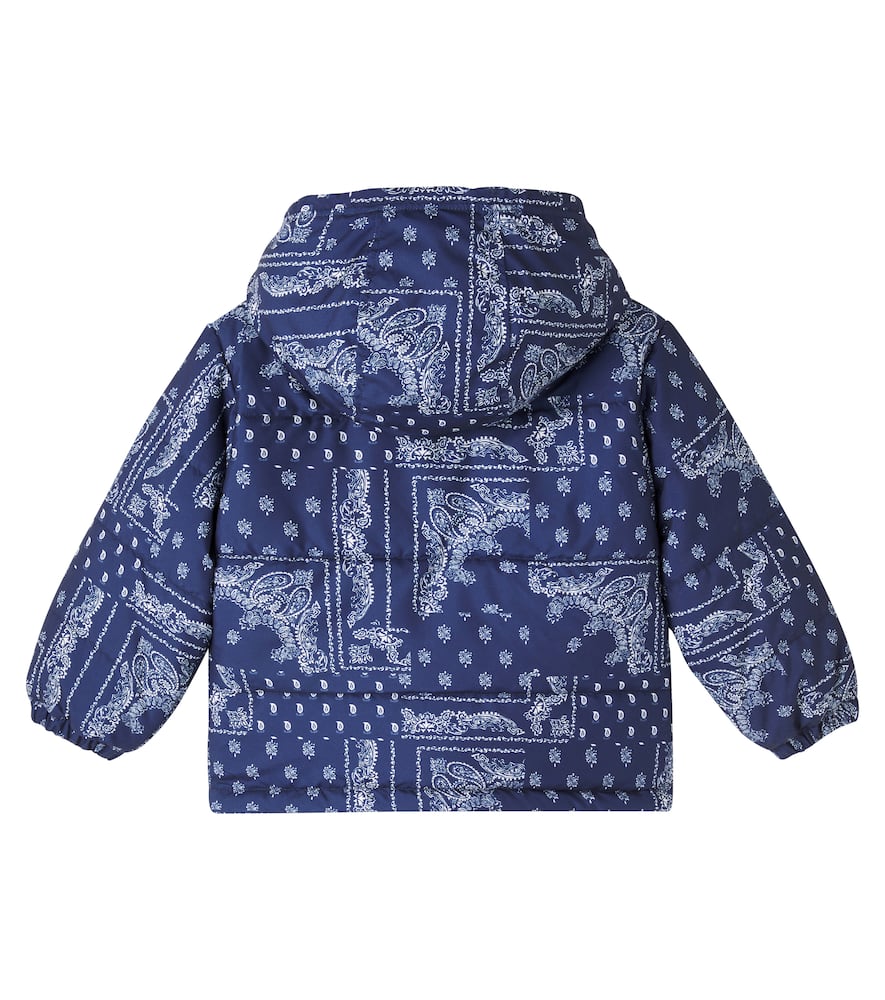 The New Society Luis Printed Jacket In Blue