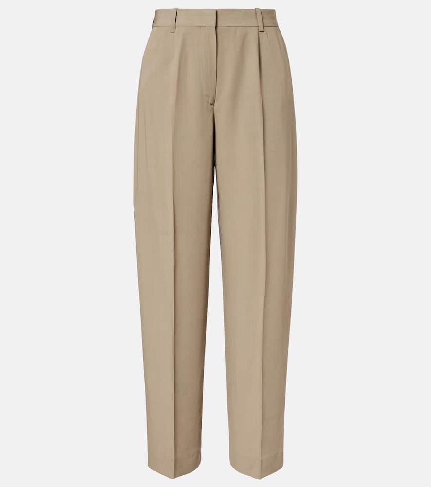 Toteme Mid-rise wide-leg pants